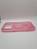OtterBox iPhone 15 Pro Case Figura Silicone MagSafe Teaberry Pink RRP £47.99
