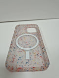 OtterBox iPhone 13 mini Case Core MagSafe Back Cover Funfetti White RRP £47.99