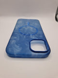 OtterBox iPhone 15 Plus Case Figura Silicone MagSafe Blue Berries n Cream