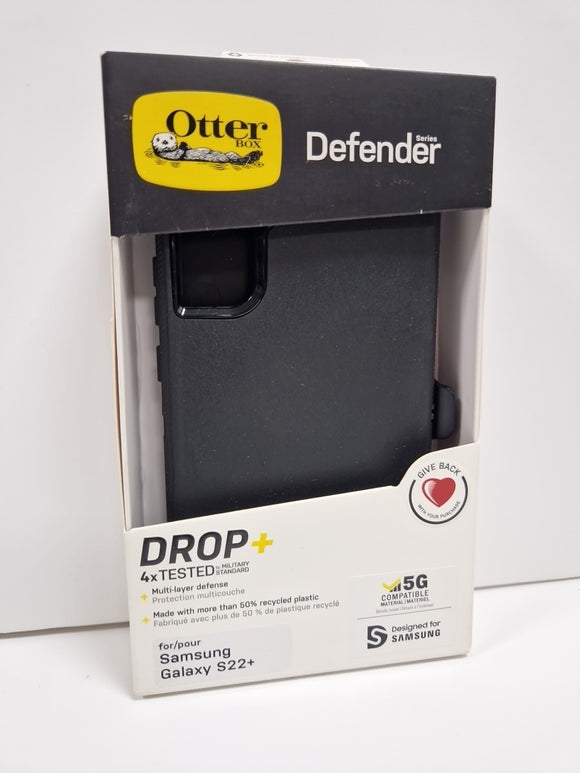 OtterBox Samsung Galaxy S22+ Defender Series Case Screenless Edition Black