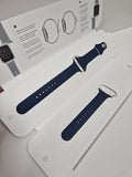 Official Apple Watch Sport Band 44mm Deep Navy S/M & M/L 3H110ZM/A – Open Box