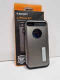 Spigen iPhone 8 / 7 Case Slim Armor Protective Kickstand Back Cover Gunmetal