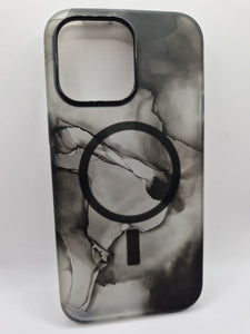 OtterBox iPhone 14 Pro Max Case Figura Silicone MagSafe Argent Black RRP £44.95