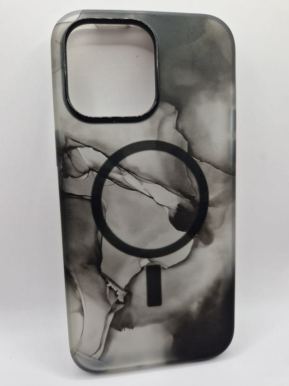 OtterBox iPhone 14 Pro Max Case Figura Silicone MagSafe Argent Black RRP £44.95