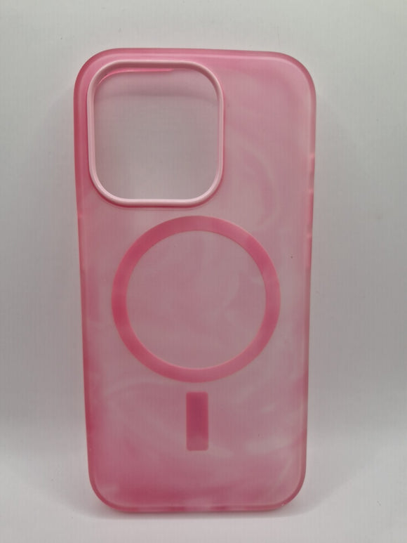 OtterBox iPhone 15 Pro Case Figura Silicone MagSafe Teaberry Pink RRP £47.99