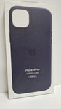 Official Apple iPhone 14 Plus Case Leather Magsafe Ink MPPC3ZM/A RRP £59