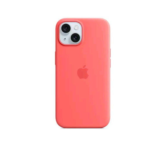 Official Apple iPhone 15 Plus Case Silicone MagSafe Guava MT163ZM/A - Unboxed