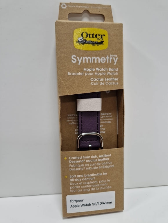 OtterBox Apple Watch Band 38 / 40 /41mm Symmetry Series Cactus Leather Plum Luxe