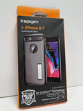 Spigen iPhone 8 / 7 Case Slim Armor Protective Kickstand Back Cover Gunmetal