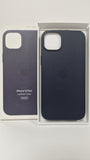 Official Apple iPhone 14 Plus Case Leather Magsafe Ink MPPC3ZM/A - Open Box