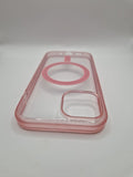 OtterBox iPhone 15 Case Lumen Series MagSafe Back Cover Anemone Pink RRP £47.99