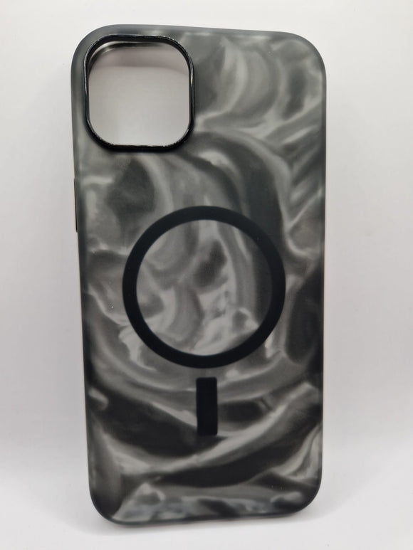 OtterBox iPhone 15 Plus Case Figura Silicone MagSafe Boba Sorbet Black RRP £48
