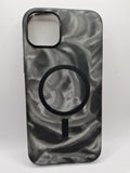 OtterBox iPhone 15 Plus Case Figura Silicone MagSafe Boba Sorbet Black RRP £48