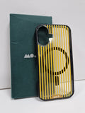 Mous iPhone 16  Clarity X Pinstripe Solar Yellow Clear MagSafe RRP £49.99