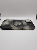 OtterBox iPhone 14 Plus Case Figura Silicone MagSafe Argent Black RRP £44.95