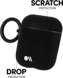 Case for AirPods Gen 1 & 2 by Case-Mate Hook Ups with Clip Matte Black