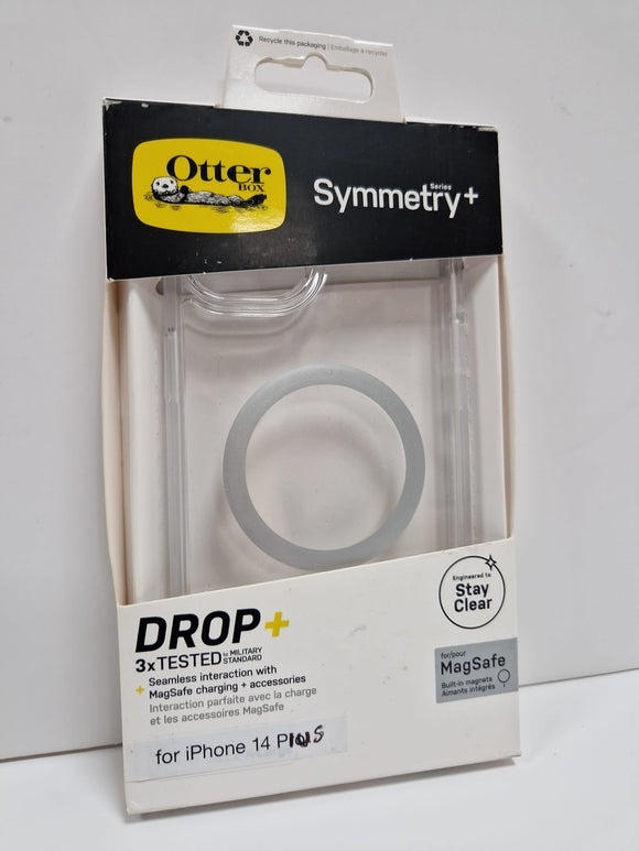 OtterBox iPhone 14 Plus Case Symmetry+ Magsafe Back Cover Clear RRP £34.99