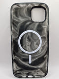 OtterBox iPhone 15 Plus Case Figura Silicone MagSafe Boba Sorbet Black RRP £48