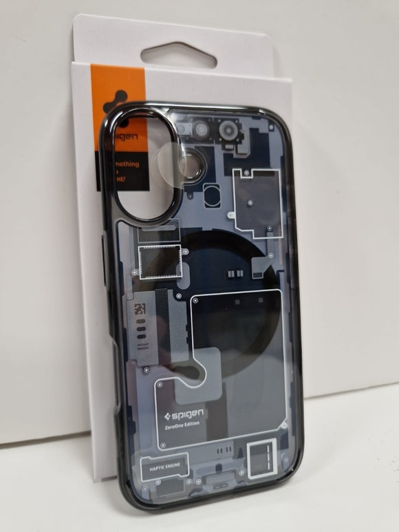 Spigen iPhone 16 Ultra Hybrid Magfit Case Magsafe Zero One Dark Grey