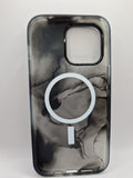OtterBox iPhone 14 Pro Max Case Figura Silicone MagSafe Argent Black RRP £44.95