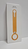 Official Apple AirTag Holder Leather Loop - California Poppy AirTag NOT Included