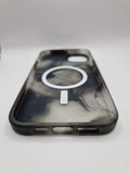 OtterBox iPhone 14 Plus Case Figura Silicone MagSafe Argent Black RRP £44.95