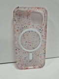 OtterBox iPhone 13 mini Case Core MagSafe Back Cover Funfetti White RRP £47.99