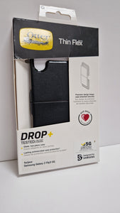 OtterBox Samsung Galaxy Z Flip3 5G Case Thin Flex Series Cover Black RRP £34.99