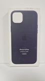Official Apple iPhone 14 Plus Case Leather Magsafe Ink MPPC3ZM/A - Open Box
