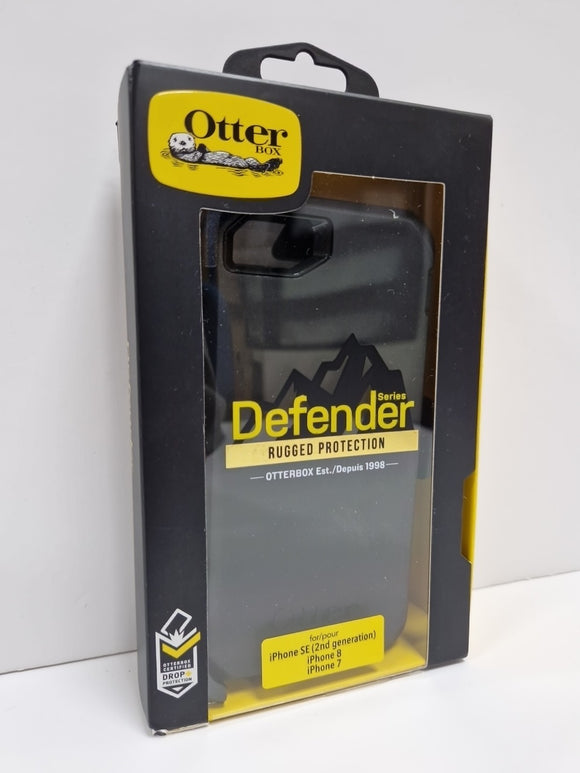 OtterBox iPhone 8 / 7 Case Defender Series Rugged with Screen Protector Black