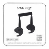 Happy Plugs Sports Wired In-Ear Earphones - Black