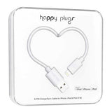 Happy Plugs Lightning Charge/Sync Cable 2M/6FT - White