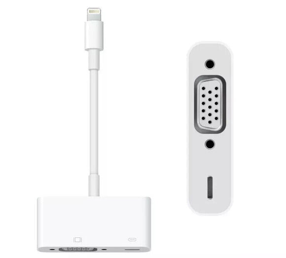 Official Apple Lightning to VGA Adapter 1080P A1439 MD825ZM/A Sealed