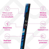 Richmond & Finch iPhone 14 Pro Max Case Blue Waves