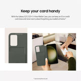 Official Samsung Galaxy S23+ Plus Smart View Wallet Case Cover Lavender