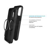 ZAGG iPhone 15 Pro Max Case Denali Snap Black
