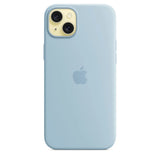 Official Apple iPhone 15 Plus Case Silicone MagSafe Light Blue - Unboxed