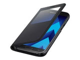 Official Samsung Galaxy A5 2017 Case S View Standing Cover BLUE/BLACK EF-CA520