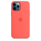 Official Apple iPhone 12 Pro Max Case Silicone MagSafe Pink Citrus MHL932ZM/A