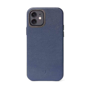 Decoded iPhone 12 Mini Case Premium Leather Slim Back Cover Navy RRP £29.99