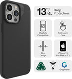 ZAGG iPhone 15 Pro Max Case Manhattan Snap Black