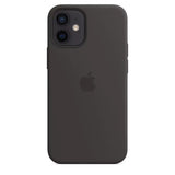 Official Apple iPhone 12 Mini Case MagSafe Silicone Black MHKX3ZE/A