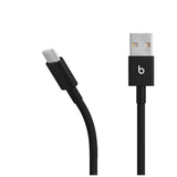 Beats USB-A to USB-C Cable 1.5m Woven Fast Charge Bolt Black
