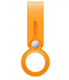 Official Apple AirTag Holder Leather Loop - California Poppy AirTag NOT Included