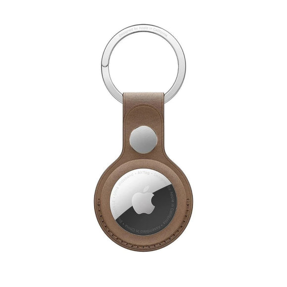 Official Apple AirTag Finewoven Key Ring Taupe MT2L3ZM/A - GRADED A