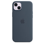 Official Apple iPhone 14 Plus Case Silicone MagSafe Cover Storm Blue - Open Box