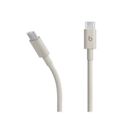 Beats USB-C to USB-C Cable 1.5m Woven Fast Charge Surge Stone