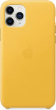 Official Apple iPhone 11 Pro Case Leather Back Cover Meyer Lemon MWYA2ZM/A