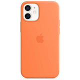Official Apple iPhone 12 Mini Case MagSafe Silicone Kumquat MHKN3ZE/A