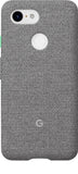 Official GOOGLE Pixel 3a Case Fabric Snap On Back Cover Fog Grey
